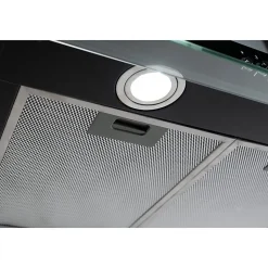 BELDEKO - Hotte Casquette / Visière RIVAGE 60 cm NOIR - 100W - 210 m3/h