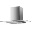 BELDEKO - HOTTE DECORATIVE MURALE 90 CM - VERRE ET INOX - 200W - Puissance d'extraction 559 m3/h