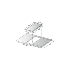 BELDEKO - Plaque De Cuisson 2 ZONES / VERRE NOIR - GAZ BOUTEILLE - 4000W