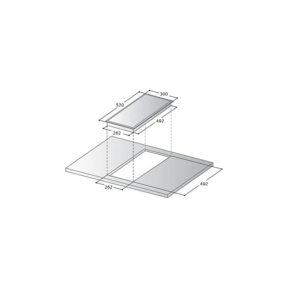 BELDEKO - Plaque De Cuisson 2 ZONES / VERRE NOIR - GAZ BOUTEILLE - 4000W