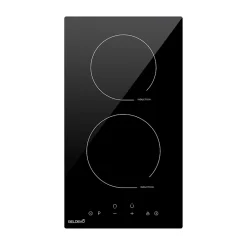BELDEKO - Plaque de cuisson à induction Domino encastrable - 2 foyers, 3600 W - 2 boosters pour une performance compacte