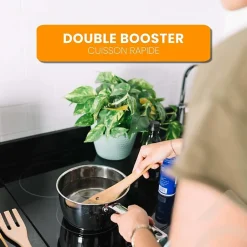 BELDEKO - Plaque de cuisson à induction Domino encastrable - 2 foyers, 3600 W - 2 boosters pour une performance compacte