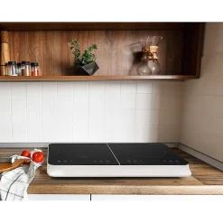 BELDEKO - Plaque Induction Portable de 3500W, sensitive, 10 niveaux de puissance, minuterie, posable