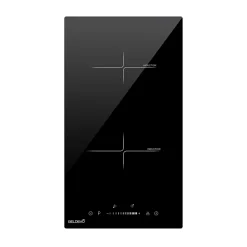 BELDEKO - Plaque Induction Encastrable 2 Foyers - Slider - 3600W avec Double Booster et Minuterie Indépendante