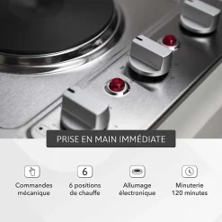 BELDEKO - Table de cuisson électrique 2 zones - BTEM2Z-C02IX