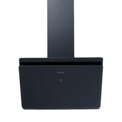 BELDEKO Hotte Inclinée NOIR 60 cm 455 m3/h - Hotte Silencieuse - Recyclage ou Evacuation