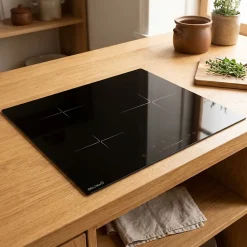 BELDEKO Plaque Induction 3 Foyers Slider avec Minuterie - Booster - 1 grand feu de 280 mm