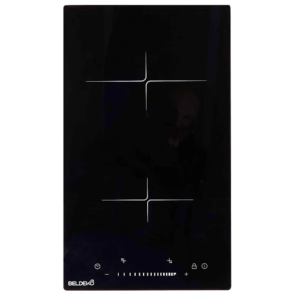 BELDEKO Plaque Induction Slider 2 foyers avec Minuterie - 3300W