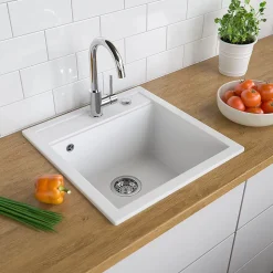 Bergström Évier Blanc 49 x 51 cm