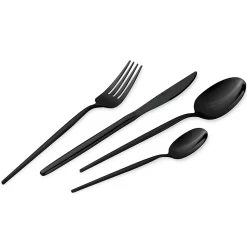 Berlinger Haus 24 p. Couverts inox fini miroir couteaux, fourchettes, cuillères et cuillères à café, boîte cadeau design