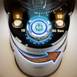 BG200 Moulin à café électrique 200W 35x réglages mouture Capacité 200 g Acier inox Jusqu'à 12 tasses de café Duronic