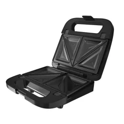 BLACK & DECKER - Appareil multifonctions croque / gaufre / gril - 750W - gris/noir - BXSA754E