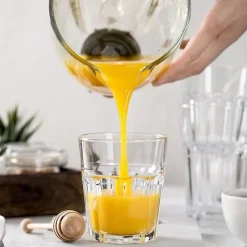 Blender - JOCCA - 350 W - Bol en verre 1 L - Bouteille 600 ml - Noir