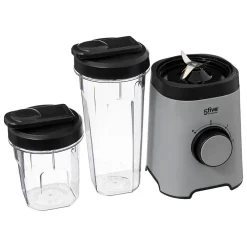 Blender avec 2 bouteilles 300ml / 600 ml - Gris- 5five