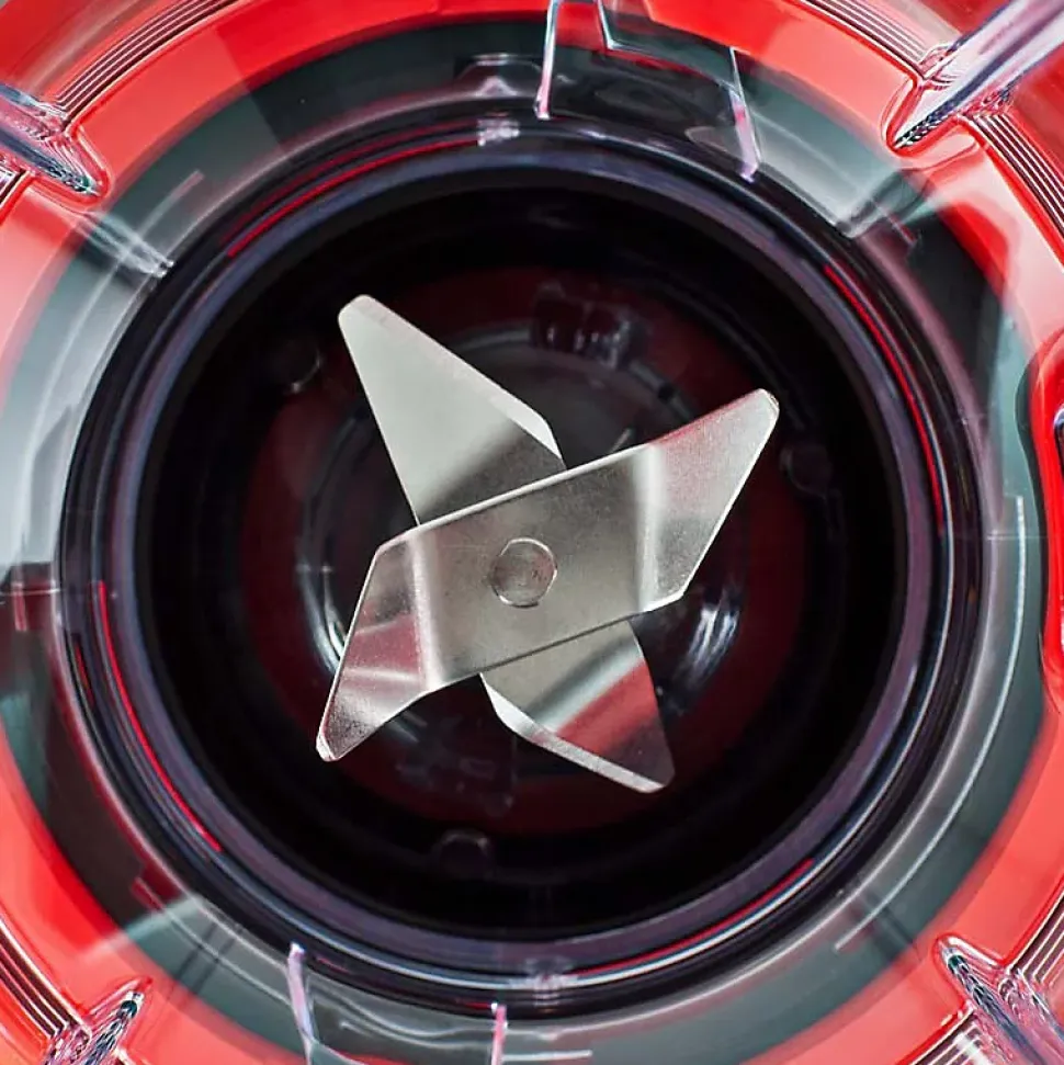 Blender 1.5l Avec 2 Lames Inox B5turbo Rouge Kitchencook