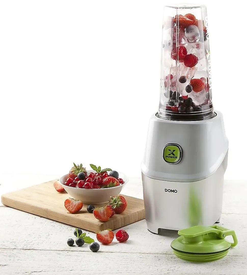 Blender 0.6l 1000w blanc/argent Domo DO700BL x power