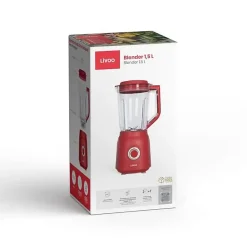 Blender 1.5l 600w inox rouge Livoo DOP242R