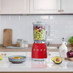 Blender 1.5l 800w rouge Smeg BLF03RDEU année 50