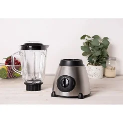 Blender 800w 1.5 Litre 3 Vitesses Acier Inoxydable De Royalty Line