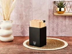 Bloc couteaux avec aiguiseur intégré PORVOO