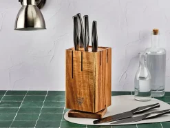 Bloc couteaux rotatif SKAGEN - Bois