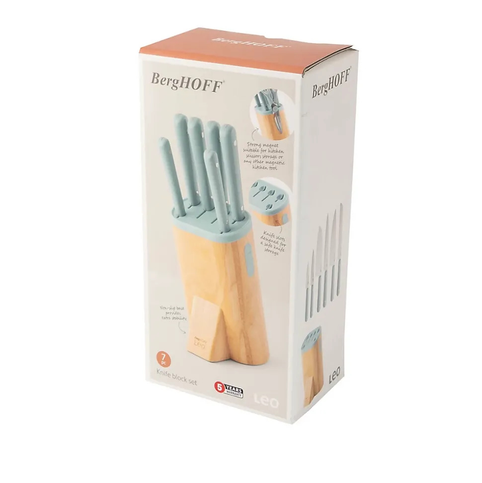 Bloc de 6 couteaux Berghoff 3950350 leo - glints slate