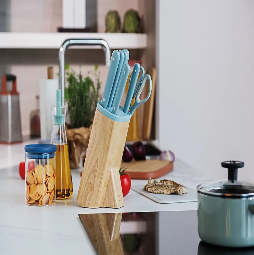 Bloc de 6 couteaux Berghoff 3950350 leo - glints slate