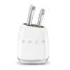 Bloc de 6 couteaux blanc Smeg KBSF02WH