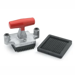 Bloc de Poussée et Lame Coupe Légumes Cubes et Bâtonnets 6,4 x 12,7 mm - Pujadas