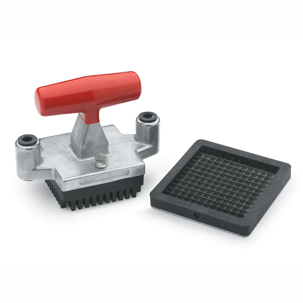 Bloc de Poussée et Lame Coupe Légumes Cubes et Bâtonnets 6,4 x 12,7 mm - Pujadas