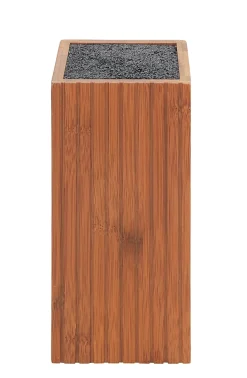 Bloc de rangement pour couteaux en bambou avec insert en poils Wenko