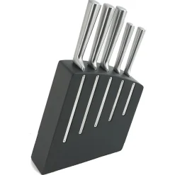 Bloc noir avec 5 couteaux kimono Jean Dubost 18507