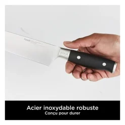 Bloc-couteaux - NINJA FOODI - StaySharp K32006EU - Avec affûteur - Ensemble de couteaux - 6 pieces aiguisées - Noir