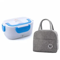 Boite à déjeuner chauffante électrique Bleu Herzberg HG03152-BLU