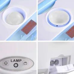 Boite à déjeuner chauffante électrique Bleu Herzberg HG03152-BLU