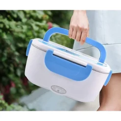 Boite à déjeuner chauffante électrique Bleu Herzberg HG03152-BLU