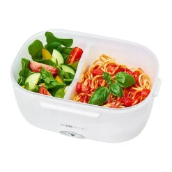 Boite à déjeuner chauffante électrique 220V Clatronic LB 3719 Blanc/orange