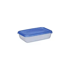 Boite hermétique de congélation rectangulaire 450 ml - Bleu