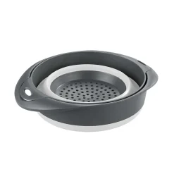 Bol et Passoire 2 en 1 - Gris et blanc