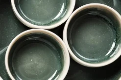 Bol OXYGEN 9cm - 6 pièces - Vert de gris