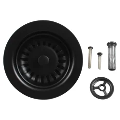 Bonde à panier noir pour évier Ø 79,2 mm