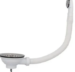 Bonde à panier sans trop plein, plateau chromé Diamètre 114 - Nicoll