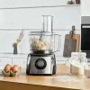 Bosch Robot de cuisine polyvalent avec plus de 50 fonctions 800 W Capacité de 2,3 L Couleur : Noir/Inox brossé