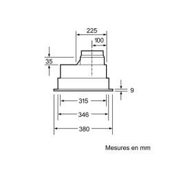 BOSCH Groupe filtrant 618 m3/h DHL555BL