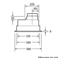 BOSCH Groupe filtrant 618 m3/h DHL555BL