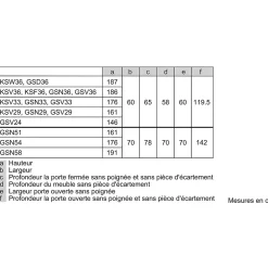 BOSCH GSN33VWEP - Congélateur armoire - 225 L - Froid no frost multiairflow - L 60 x H 176 cm - Blanc