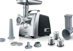 Bosch Hachoir à viande polyvalent Jusqu'à 4.3 kilos de viande par minute Puissance de 800 W, Noir