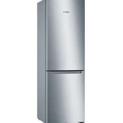 BOSCH KGN36NLEA - Réfrigérateur congélateur bas - 302L (215L + 87L) - Froid NoFrost multiairflow - L 60 x H186cm - Portes inox