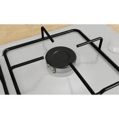 BOSCH Table de cuisson gaz 4 bruleurs blanc - PBP6B2K80