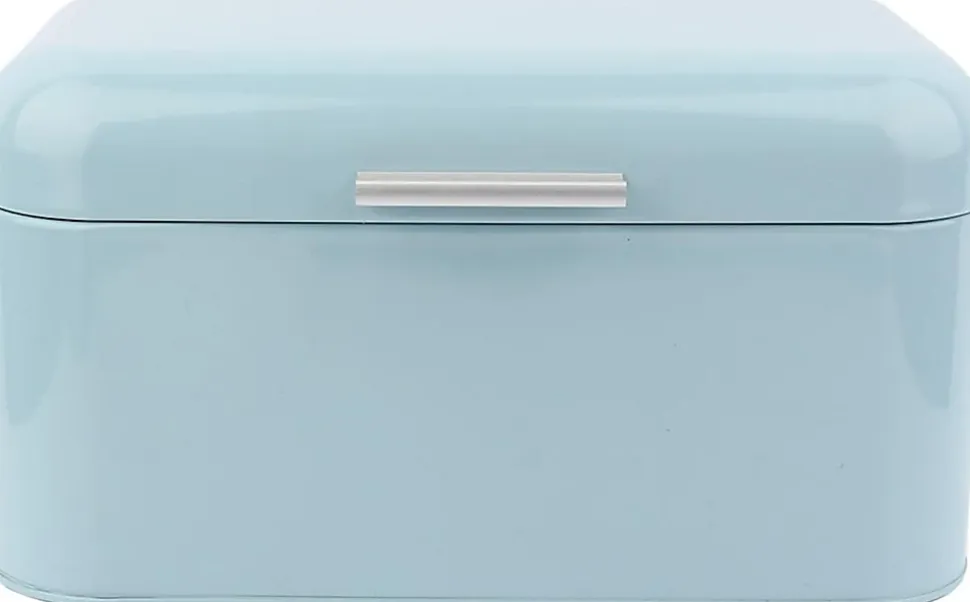 Boîte à Pain Rétro, 12 X 7,1 X 6,3 cm bleu